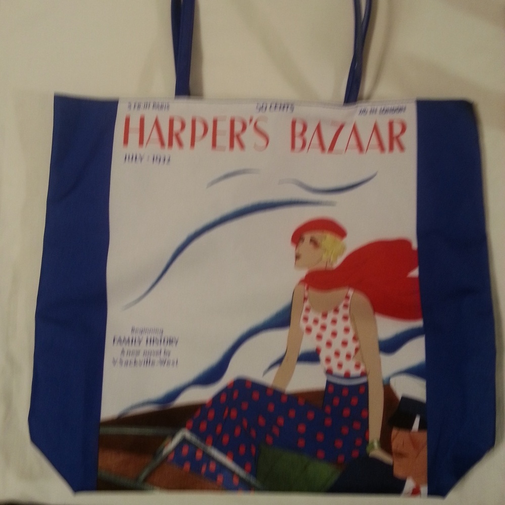Estee Lauder Harper's Bazaar Magazine Tote Bag New